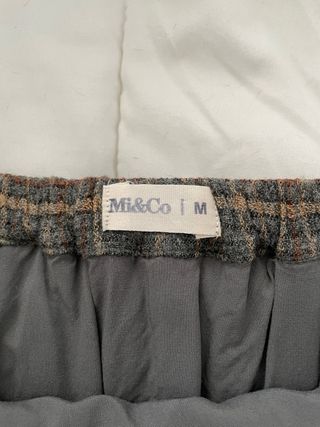 Falda de invierno a cuadros