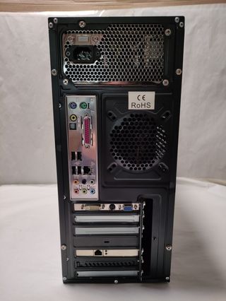 TECNO PC Fisso Funzionante Nero/Grigio