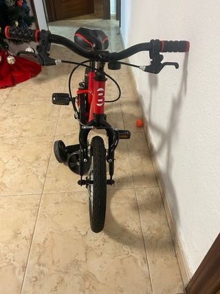 Bicicleta infantil roja 14 B-PRO