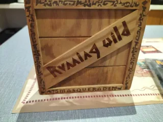 Running Wild Masquerade CD Caja Madera