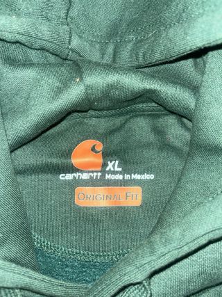 Felpa Carhartt Uomo Taglia XL Verde Scuro
