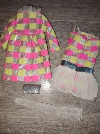Barbie Outfit 1814 Sparkle Squares 1968