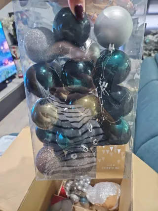 Bolas Navidad de muchos tipos