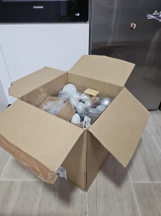 Bolas Navidad de muchos tipos