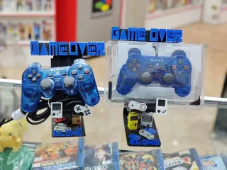 Mando PS2 DualShock 2 Azul Transparente