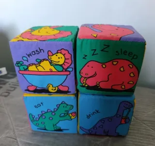 Dados de trapo infantiles