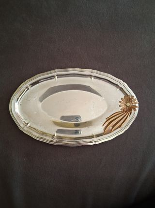 Vassoio placcato Argento Vintage Made in Italy