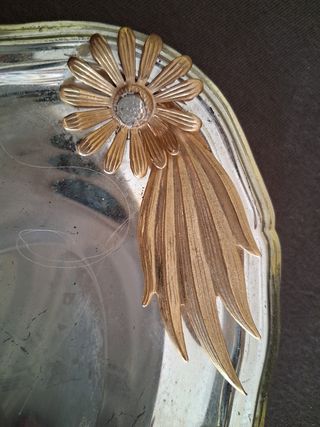 Vassoio placcato Argento Vintage Made in Italy