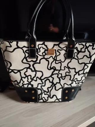 Bolso Tous Blanco y Negro