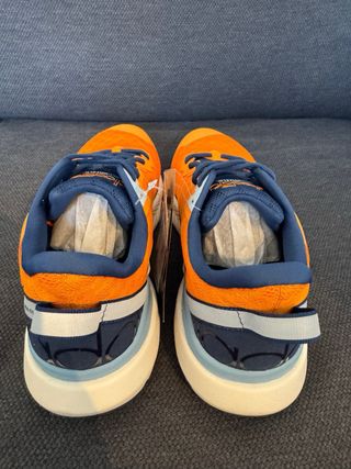 Zapatillas Diadora Running Naranja y Azul