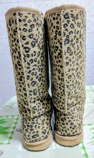 Botas leopardo súper cálidas
