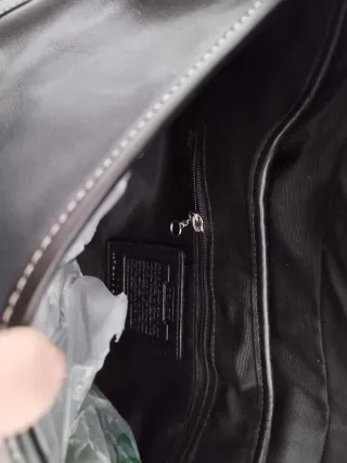 Bolso Coach Negro Piel