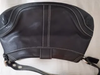 Bolso Coach Negro Piel