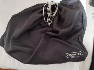 Bolso Coach Negro Piel