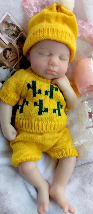 Bebé Reborn Silicona 33-34 cm QUEDA UNA