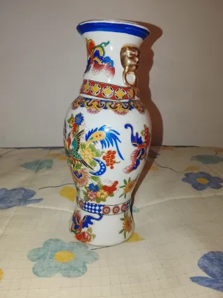 Jarrón Chino Vintage Decorado