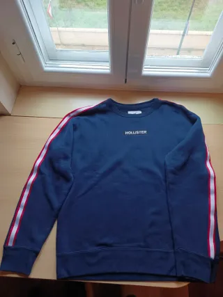Sudadera Hollister Azul Marino Talla M