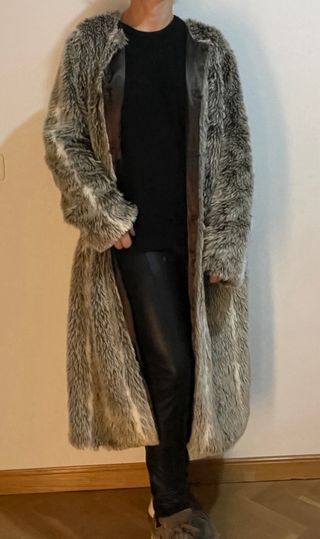 Abrigo largo pelo sintético Atmosphere