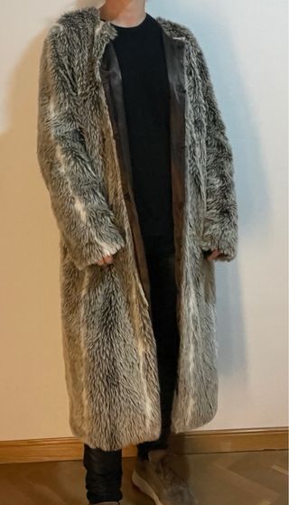 Abrigo largo pelo sintético Atmosphere