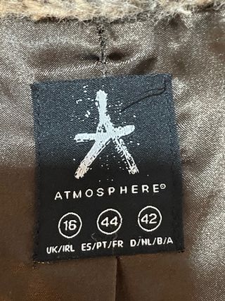 Abrigo largo pelo sintético Atmosphere