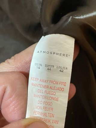 Abrigo largo pelo sintético Atmosphere