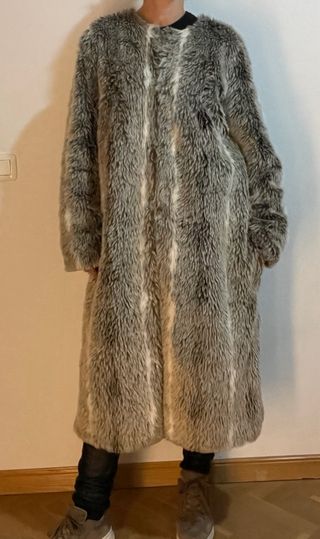 Abrigo largo pelo sintético Atmosphere