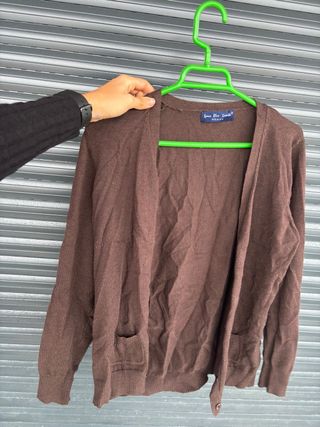 Chaqueta punto marrón Space Blue Limits M