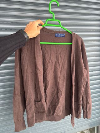 Chaqueta punto marrón Space Blue Limits M