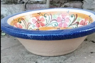 Lebrillo tradicional pintado a mano