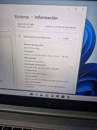 HP EliteBook 840  i5 8th Gen