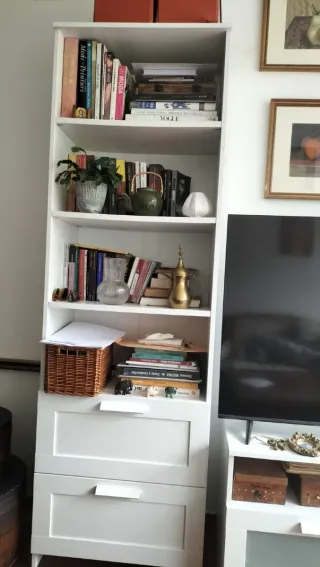 Mueble de salón blanco Ikea