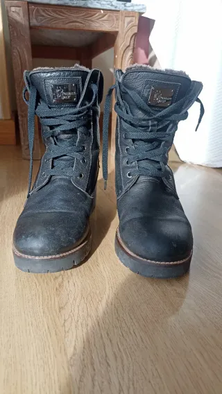 Botas Panama Jack negras con forro