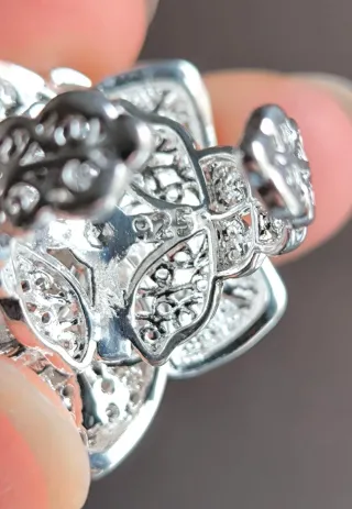 Anillo Plata Flor