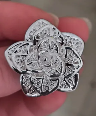 Anillo Plata Flor