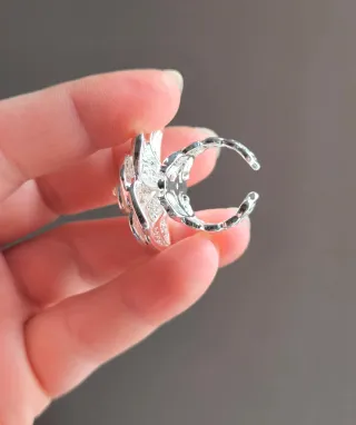 Anillo Plata Flor