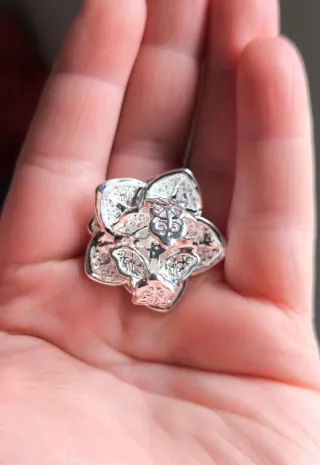 Anillo Plata Flor