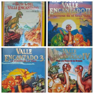 Lote 10 VHS Clásicos Disney + En Busca del Valle+