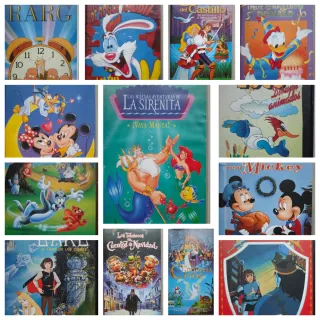 Lote 10 VHS Clásicos Disney + En Busca del Valle+