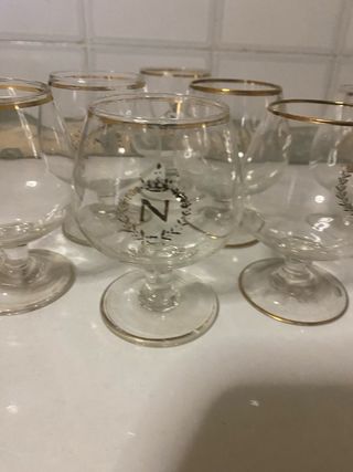 Set 6 Bicchieri Napoleon Dorati