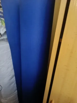 Alfombra de boda azul