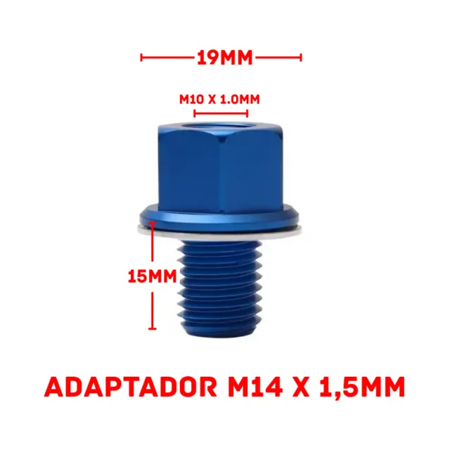 ADAPTADOR MEDIDAS M14x1,50MM SENSOR TEMPERATURA