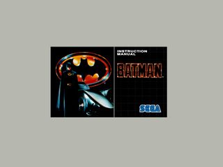 MANUALE MEGA DRIVE BATMAN PAL EUR
