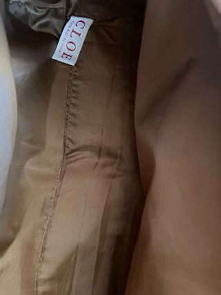 Bolso Piel Sintética Cocodrilo Beige