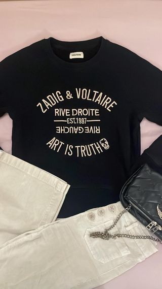 Sudadera Zadig & Voltaire Negra Mujer
