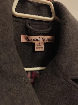 Chaqueta de paño gris