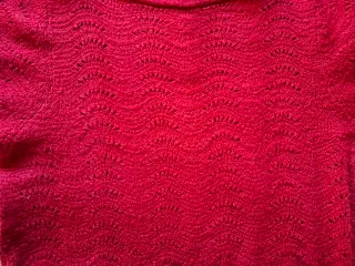 Jersey Mango Rojo Calado