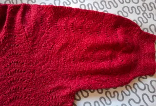 Jersey Mango Rojo Calado