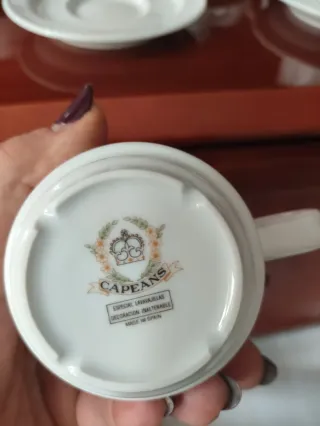 Juego de café Capeans porcelana