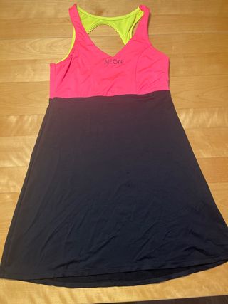 Vestido Padel/Tenis NEON Rosa y Negro