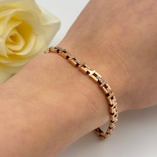 Pulsera de oro 18kt estilo Tiffany & Co